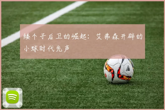 矮个子后卫的崛起：艾弗森开辟的小球时代先声